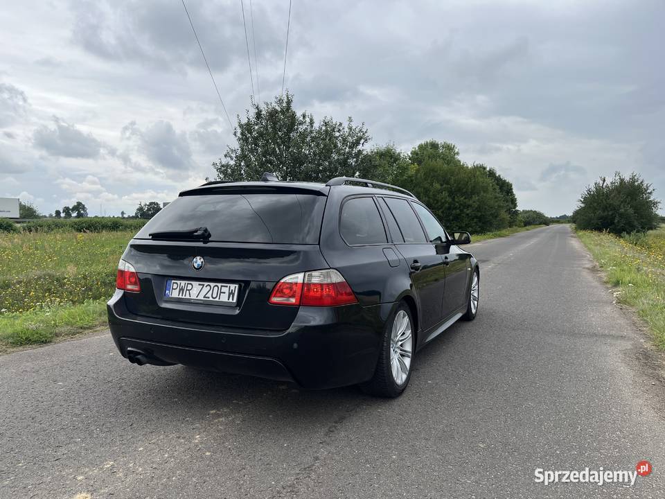 BMW E61M PAKIET 530d żeliwo komforty wentylowane podgrzewane fotele Września