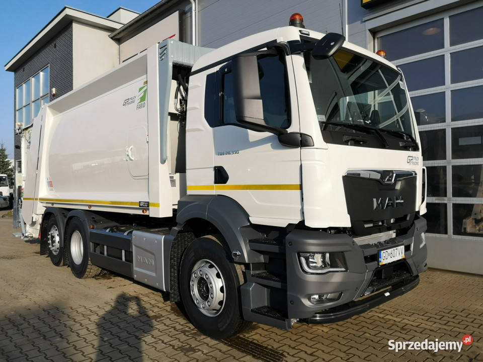 śmieciarki Man TGS 26330 TGS Śmieciarka Farid