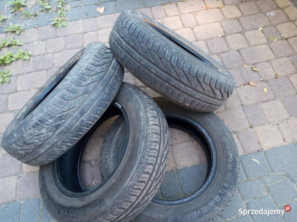 Opony letnie Uniroyal używane16570 R14 81T 4 100 Samochodowe Warszawa