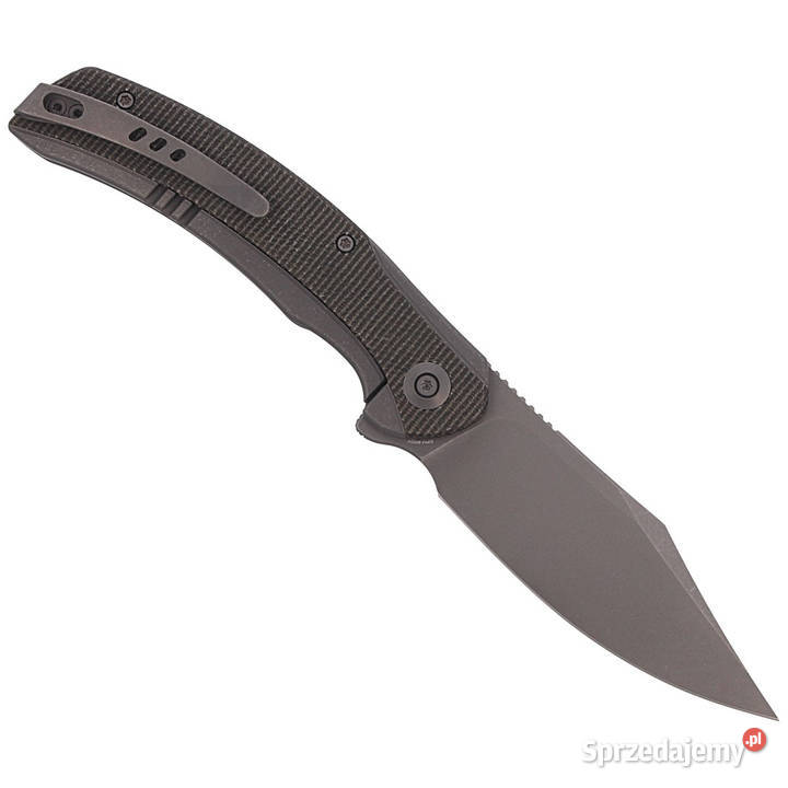 Nóż składany WE Knife Snick Gray Titanium Dark Warszawa