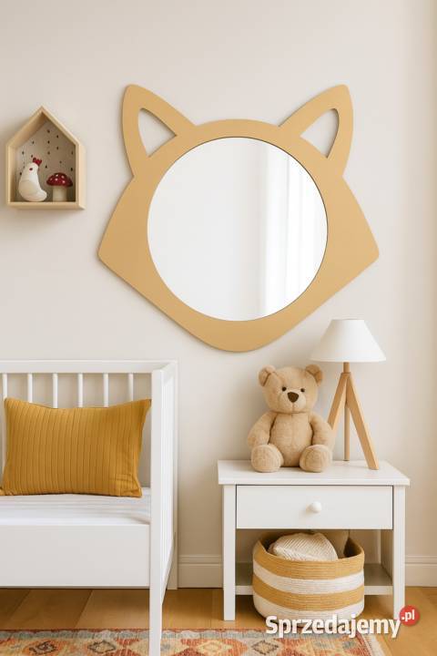Lustro dekoracyjne ścienne dziecka w ramie mdf Warszawa