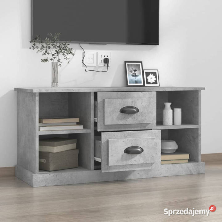 Szafka pod TV szarość betonu 995x355x48 WM816276