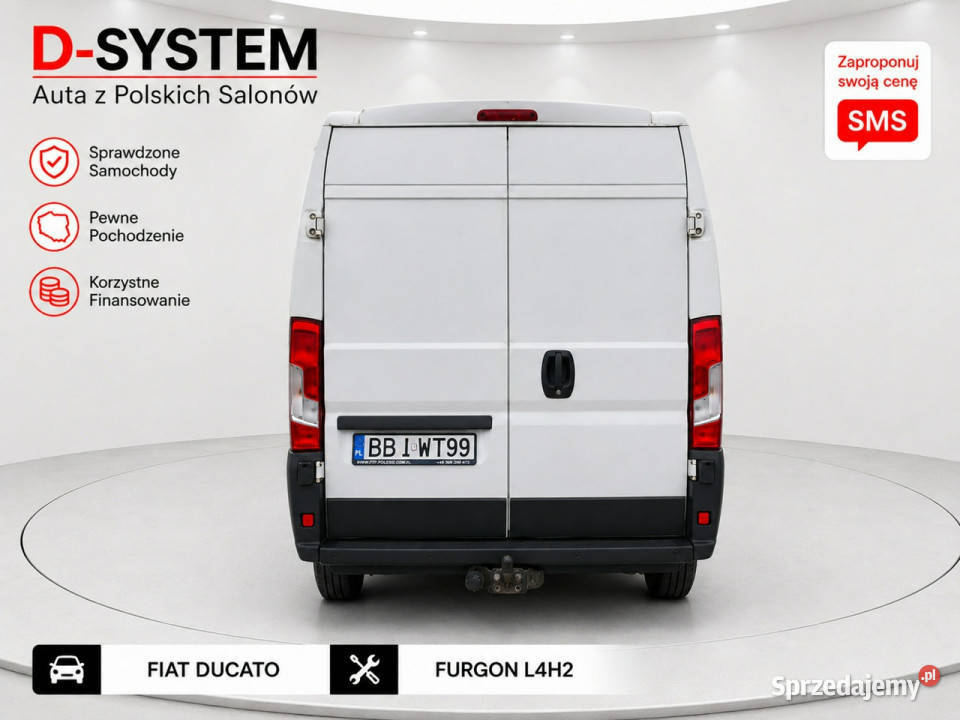 Fiat Ducato 2015 Ducato L2H2 fvat VAT1 komputer pokładowy Białystok sprzedam