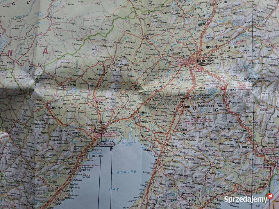 China North East Nelles Map 11 500 000 Kraków