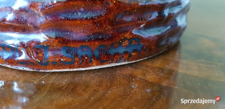 Wazon rzeźba ceramika Sacha Łysa Góra unikat