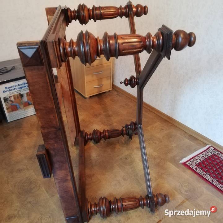 antyczny stul rozkladany plus 6 krzesel Antyki Wrocław