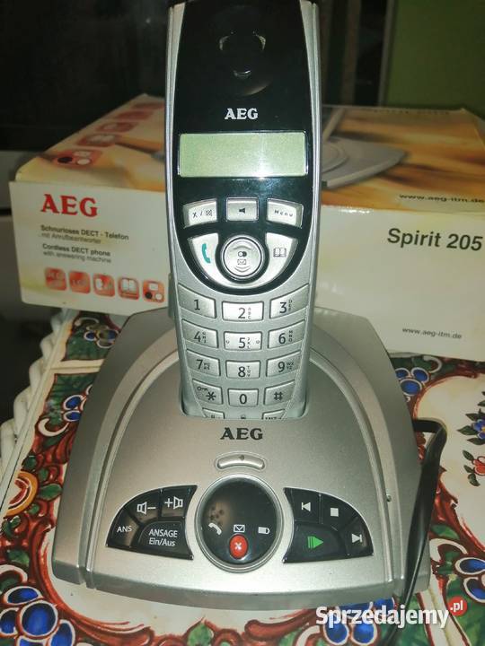 Teflon stacjonarny AEG z autom sekretarką Spirit Telefony bezprzewodowe Koszalin
