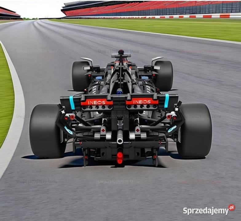 Klocki SuperCar Mercedes bolid F1 AMG 1642elem wielkopolskie Pobiedziska