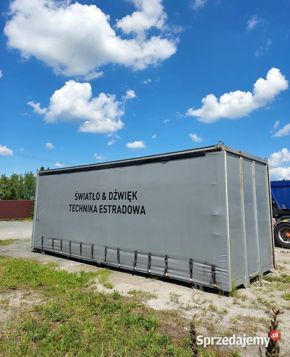 Zabudowa kontener plandeka 7 m długości małopolskie Łazy sprzedam