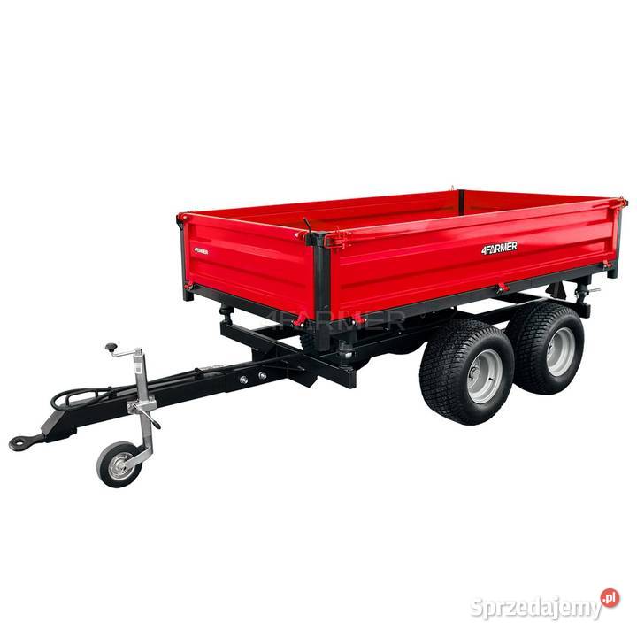 Przyczepa rolnicza dwuosiowa 25T z kiprem podkarpackie Tajęcina