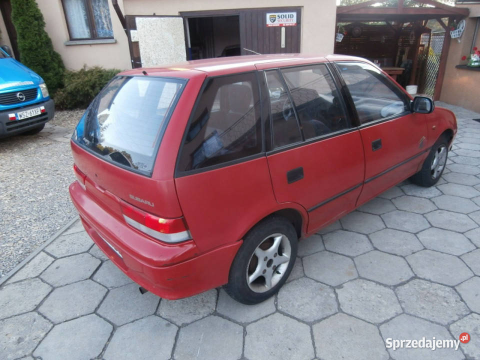 Subaru Justy sprzedam subaru justy 4x4 13 75KM śląskie Dobieszowice