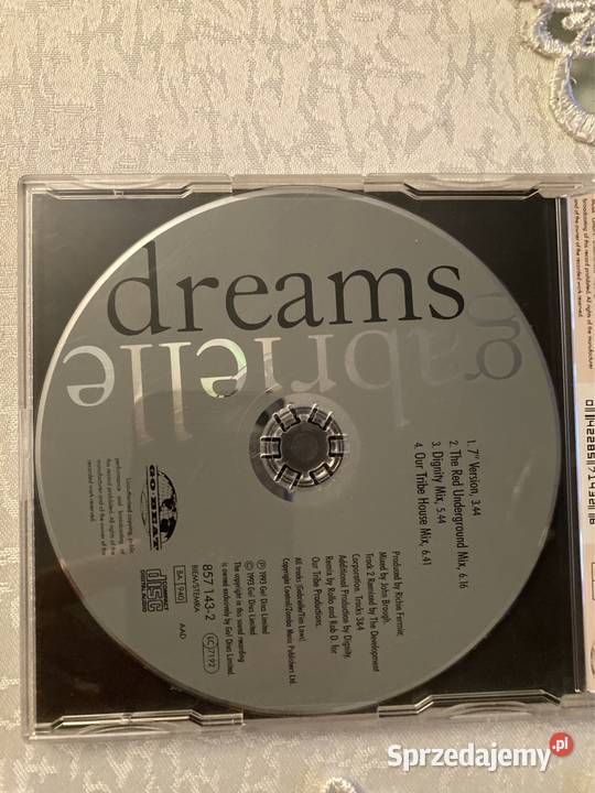 Płyta CD Single Gabrielle Dreams Lata 90 Klasyka śląskie Czerwionka-Leszczyny