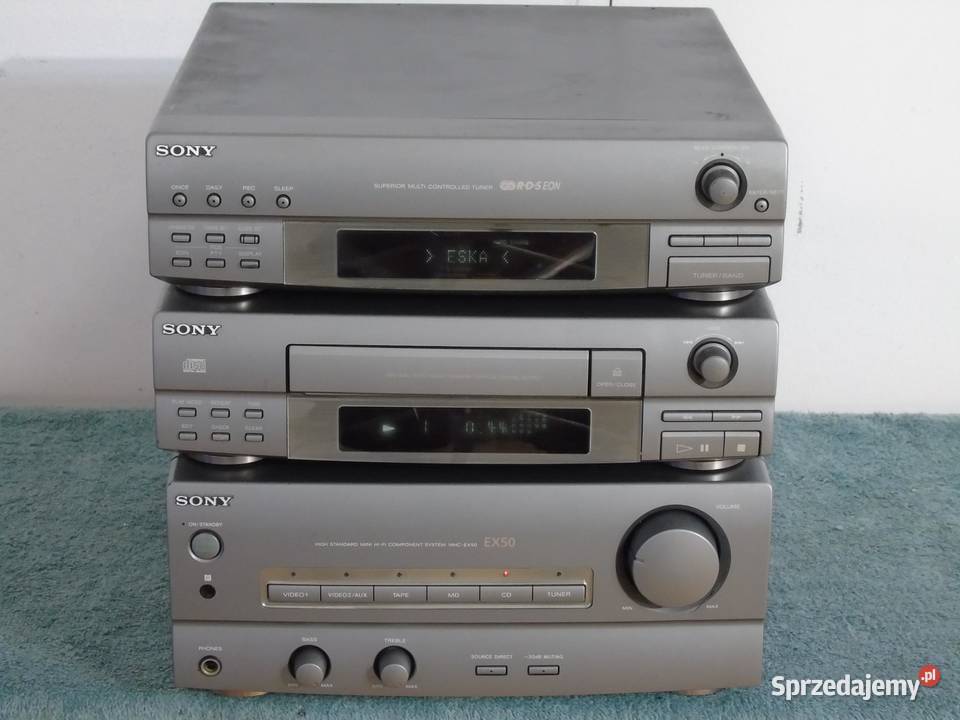 Wieża Sony segmenty mocna i sprawna DOSTAWA Wieże i miniwieże Jasło