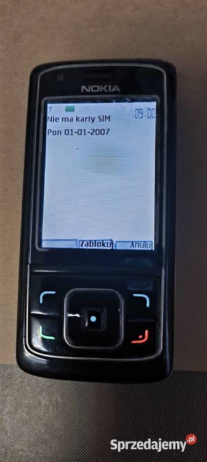 TELEFON NOKIA 6288 CZARNArozsuwany Gliwice