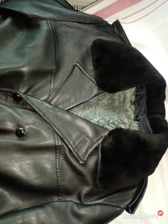 NOWY płaszcz skórzany MO milicyjny drogówki Piotrówek sprzedam
