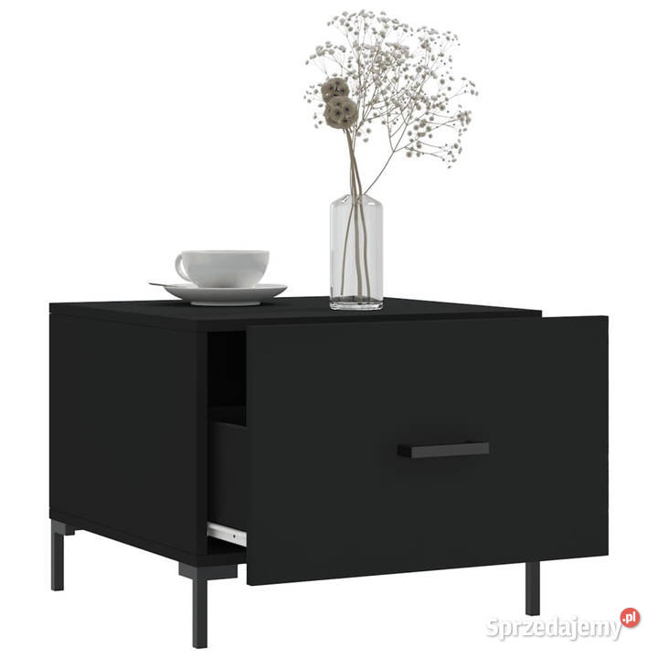Stoliki kawowe 2 czarne 50x50x40 WM829399 Warszawa