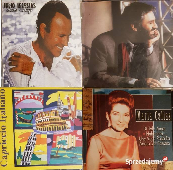 Muzyka CD italiano Maria Callas Iglesias Bocelli Płyty i kasety Kielce