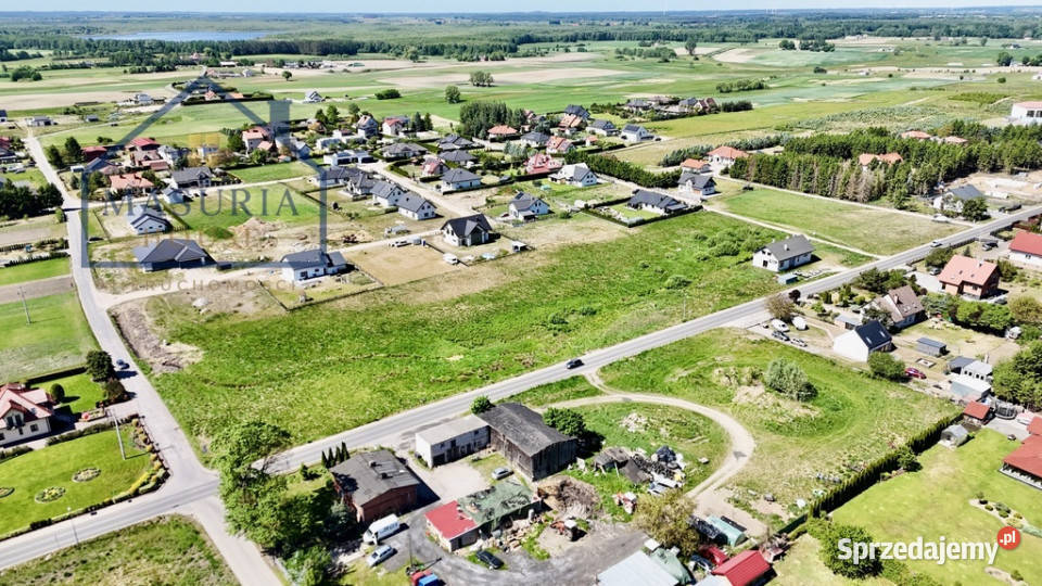 Działka pod budowę domu Wikielec 1210 m