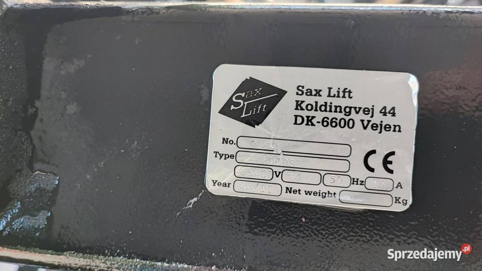 Podnośnik nożycowy Sax Lift Sucha Beskidzka