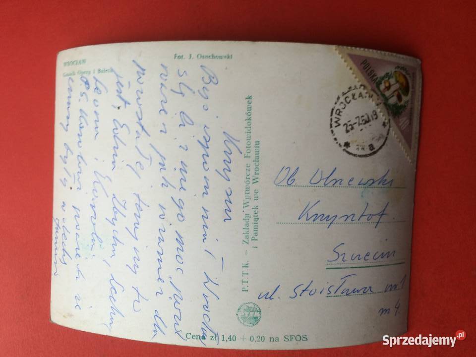2285 Widokówka Wrocław Szczecin sprzedam