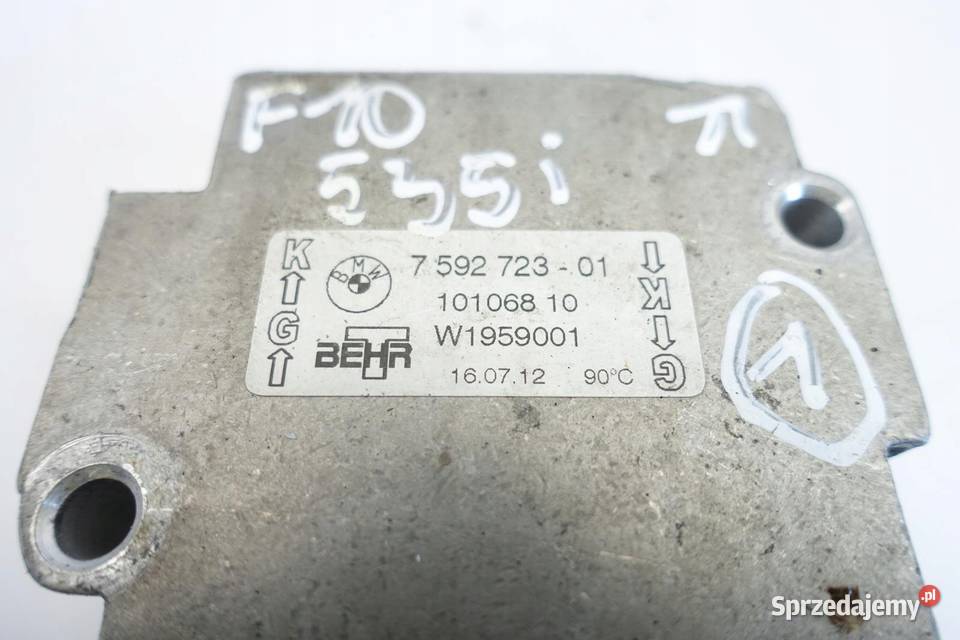 BMW F10 535 30 i TERMOSTAT OLEJU 7592723 lubelskie Chełm