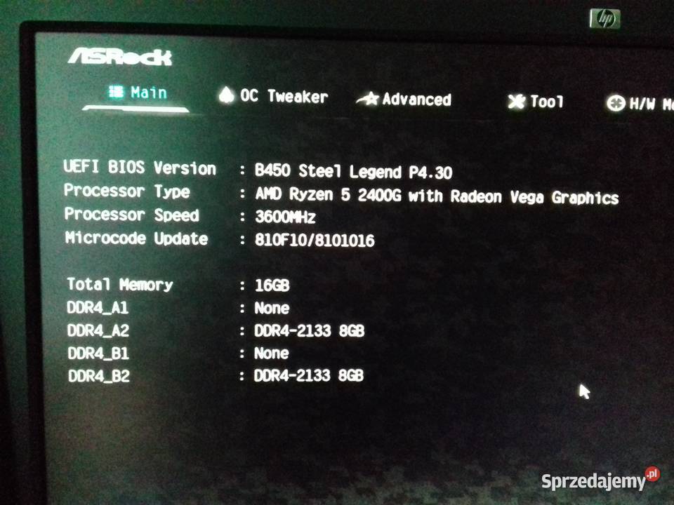 Samsung DDR4 2x8GB16GB sprawna PC42133MHz CL15 Bydgoszcz