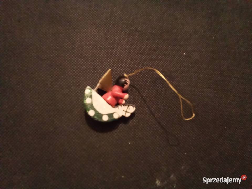 Drewniana zawieszka na choinkę aniołek na sprzedam