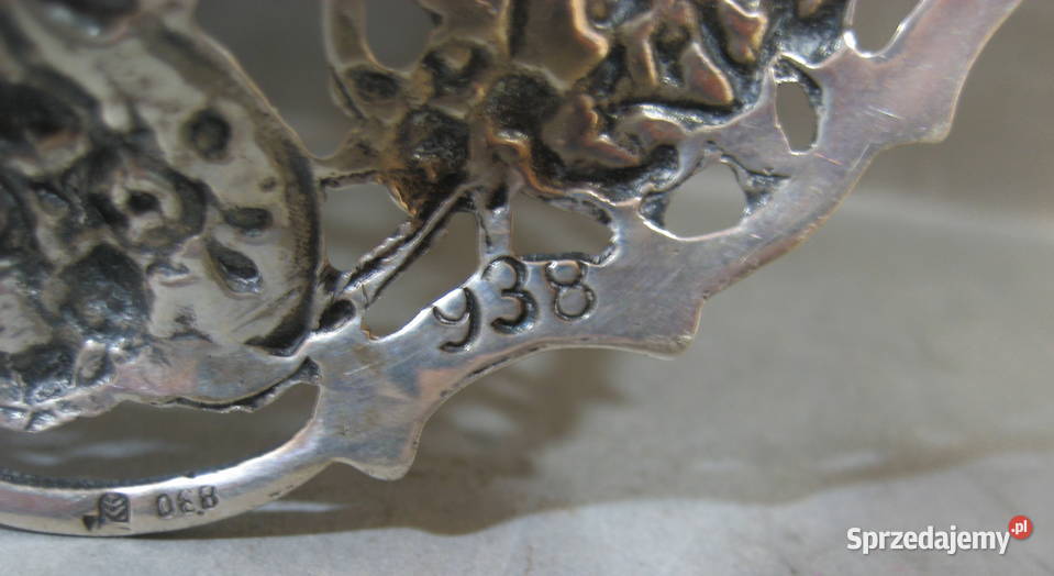 Przedwojenna Patera Srebrna Warszawa