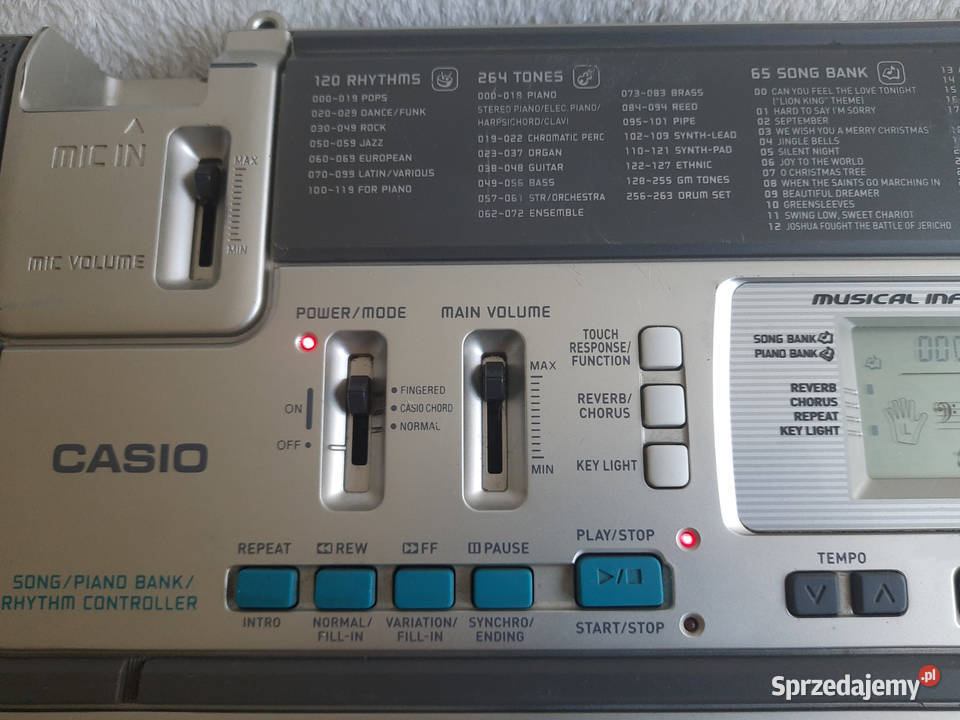 KEYBOARD CASIO LK215 klawiatura dynamiczna dolnośląskie Lubin