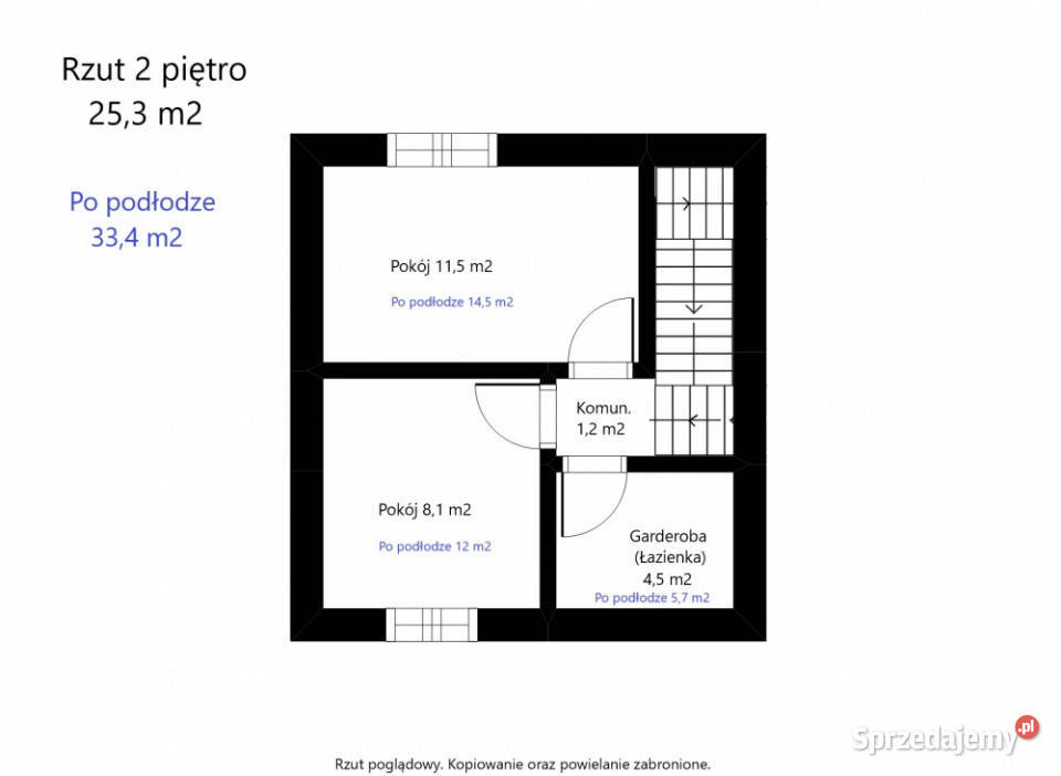 Nowoczesny dom 104 m2 Fotowoltaika PKP Zgorzała