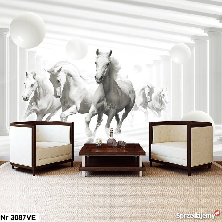 Tapeta fototapeta Abstrakcja 3D Konie Konie 3D Leszno