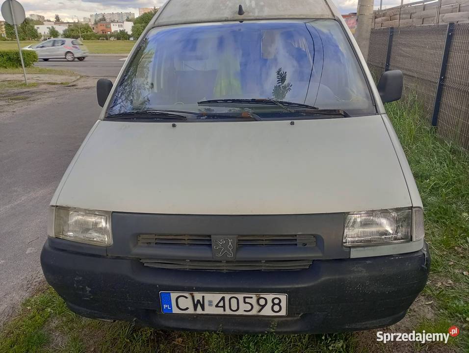 Peugeot Expert 19 D ocynk blaszak z przegrodą diesel Włocławek
