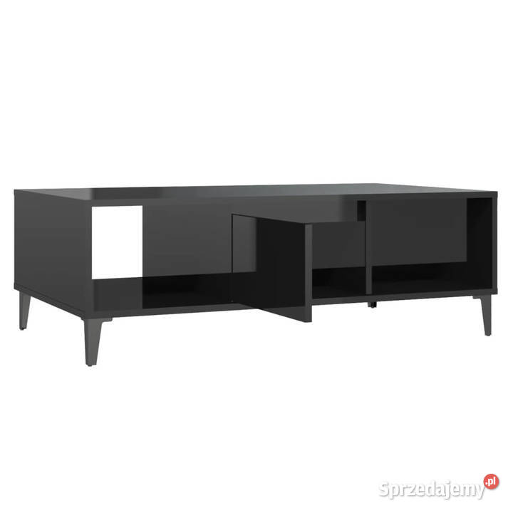 Stolik kawowy czarny wysoki połysk 1035x60x35 sprzedam