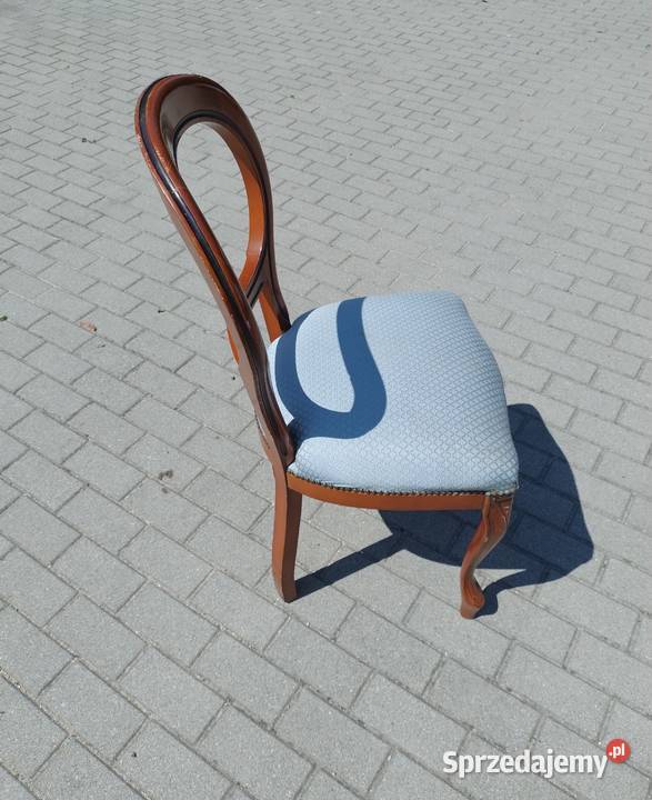Stylowe drewniane krzesło w stylu Ludwik do Meble Gdynia