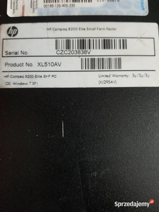 Komputer HP 8200 i52400 4GB RAM DDR3 HDD 250GB Rymanów sprzedam