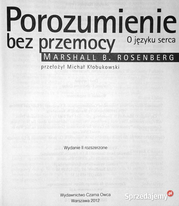 Porozumienie bez przemocy O języku serca