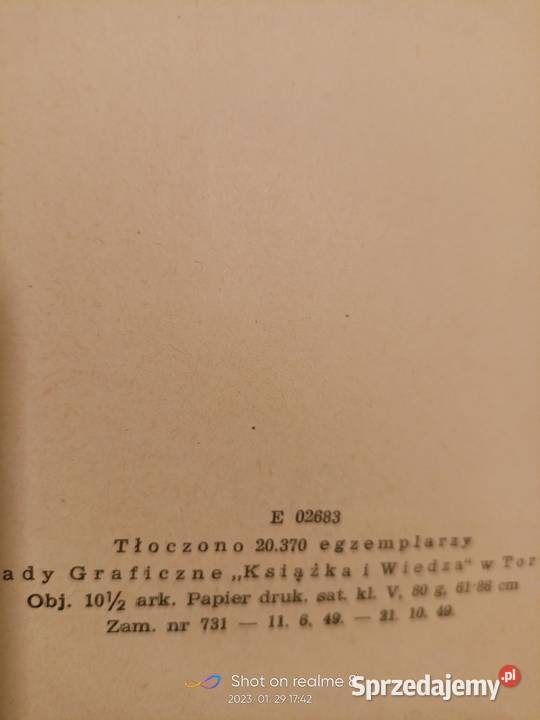 Wybór poezji Słowackiego książki prezenty Rok wydania 1950 mazowieckie Warszawa sprzedam