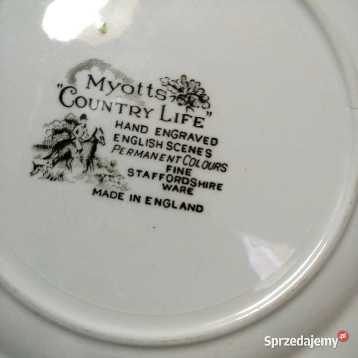 Myotts Coutry Life Talerz z białej porcelany Szczytno