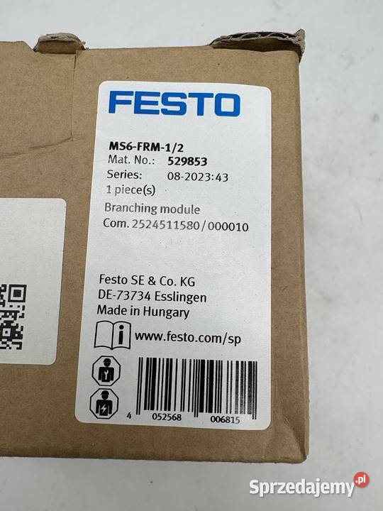 Festo MS6FRM12 529853 Moduł rozgałęziający Warszawa
