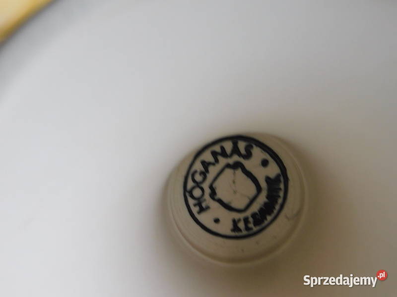 Para świeczników Hgans Szwecja 441 Fiaf Porcelana i szkło Szczecin