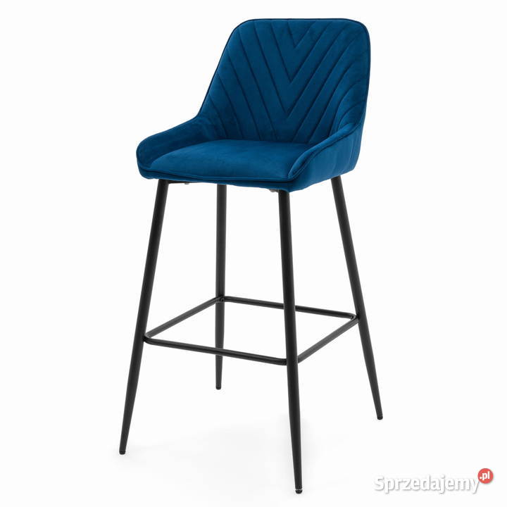 Granatowy Hoker Tapicerowany Vasto Wysyłka 24H Meble wielkopolskie Tarchały Małe