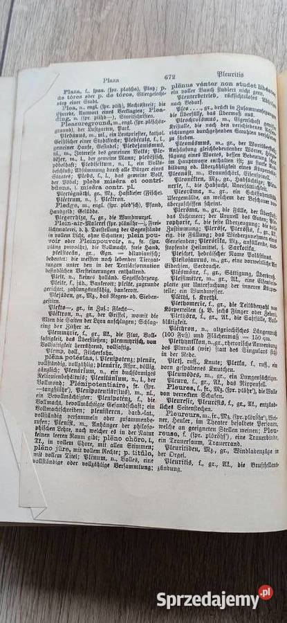 Fremdwrterbuch 9 niemiecki słownik wyrazów Rok wydania 1950 Andrychów