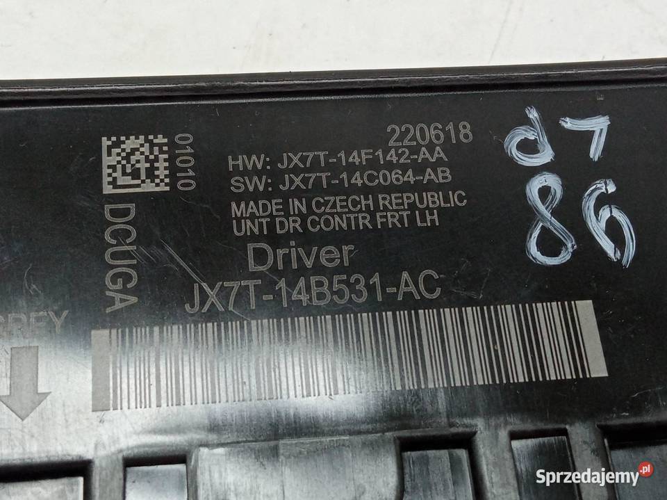 MODUŁ DRZWI KPL JX7T14F142AA JX7T14F144AA Ford
