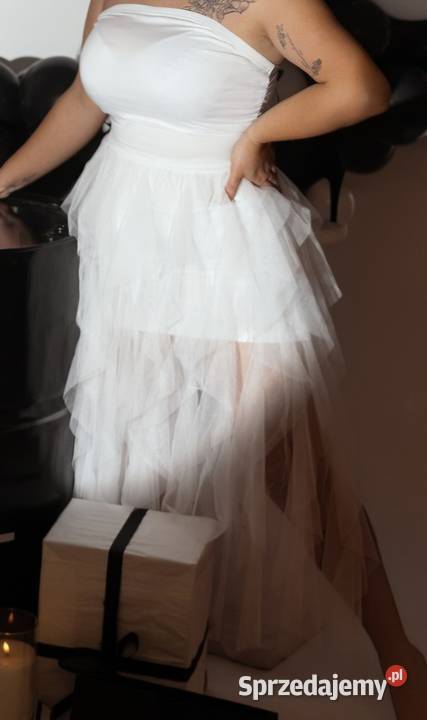 Sukienka tiulowa okazja idealna na sesje Shein Spódnice i sukienki śląskie Kochanowice sprzedam