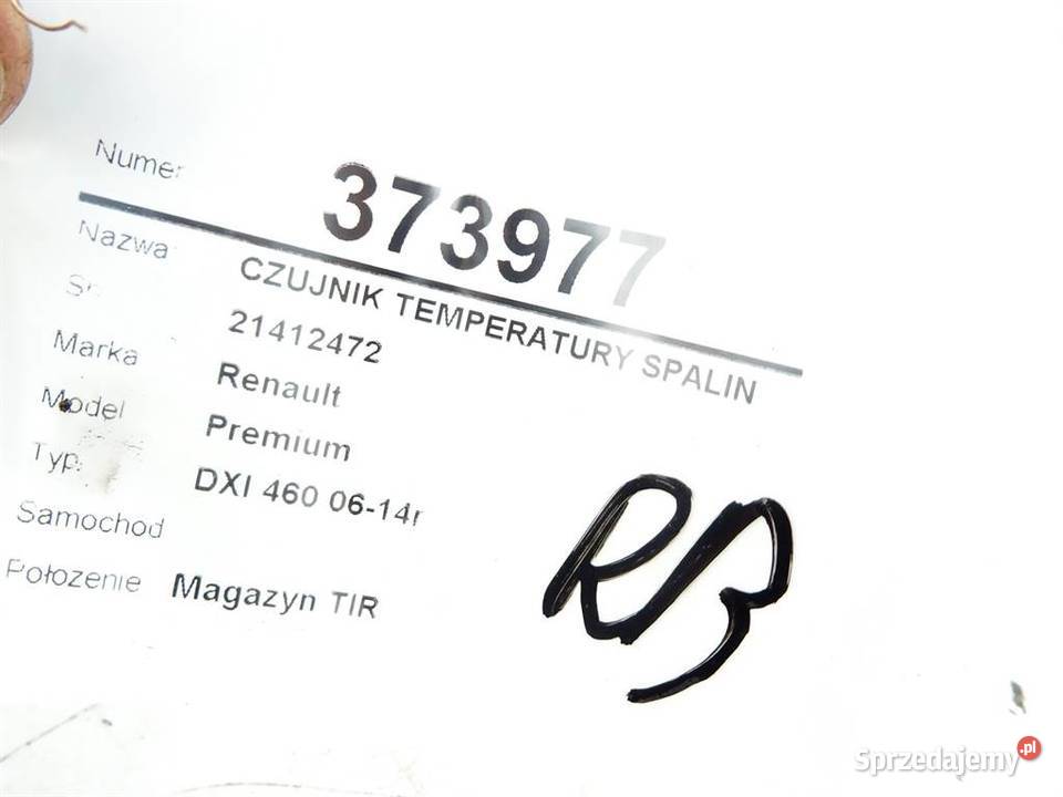 CZUJNIK TEMPERATURY SPALIN RENAULT TRUCKS