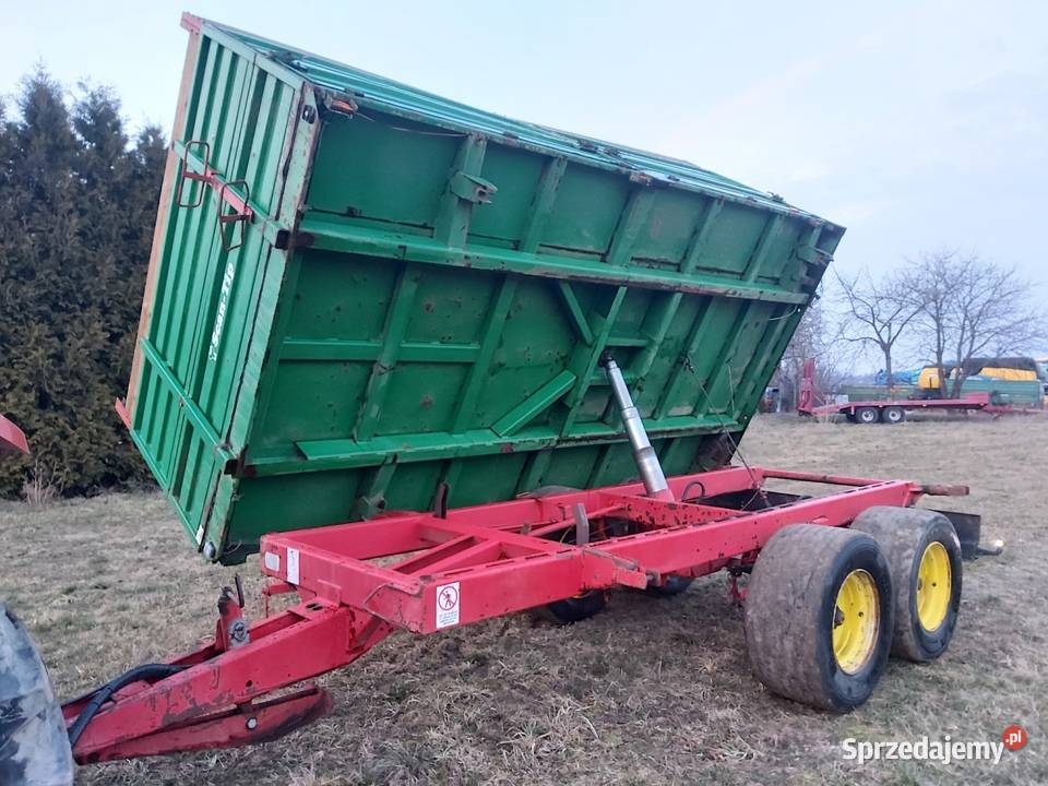 Przyczepa wywrotka tandem Warfama nieuszkodzony lubelskie Jabłonowo