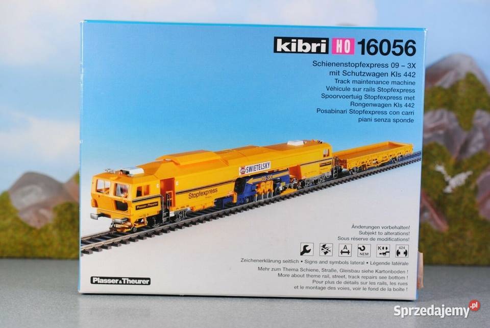 H0 187 nie PKP KIBRI 16056 podbijarka torów Antyki, Sztuka, Kolekcje mazowieckie Warszawa