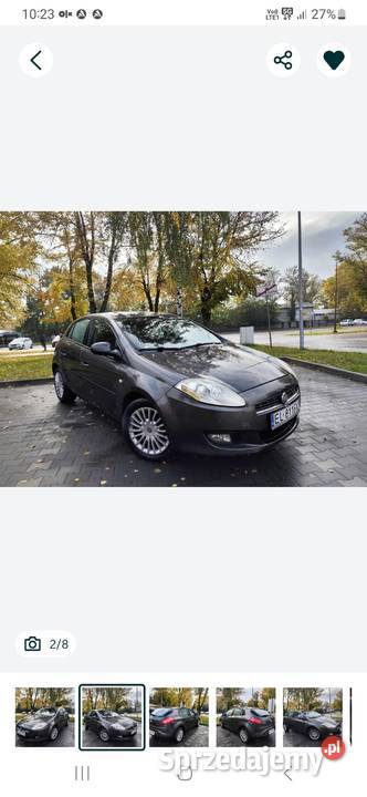 Fiat bravo 2008r łódzkie Sieradz