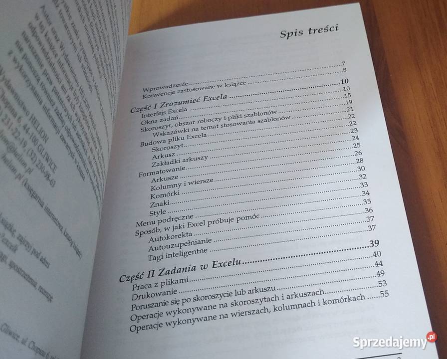 Excel leksykon kieszonkowy Curt Frye Gdańsk sprzedam