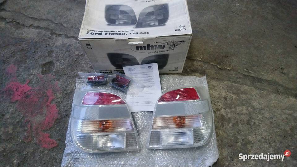 Lampy tylne nowe Ford Fiesta Mk3 białe Fifft MHW Włocławek